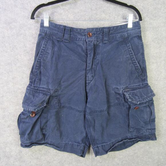 Ralph Lauren Polo Shorts Mens 30 Blue Cargo Classic Chino Casual Summer Pockets - Picture 1 of 10